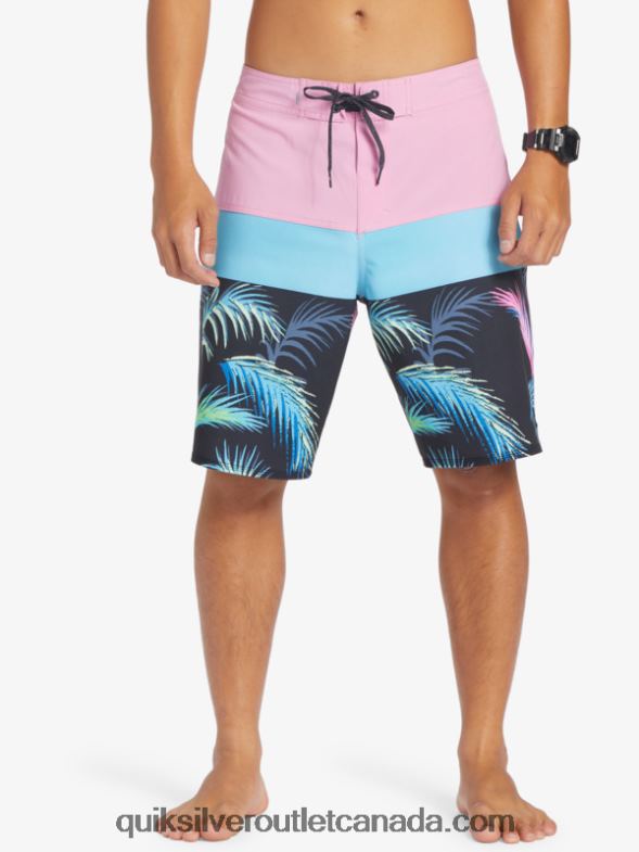 CA Quiksilver Men Surfsilk Panel 20 Boardshorts moonlite mauve TX4R2130