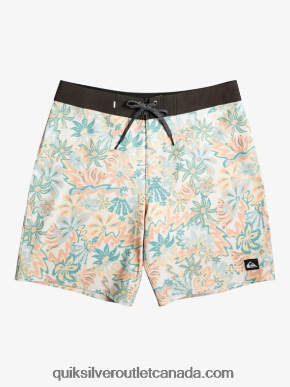 CA Quiksilver Men Surfsilk QS 69 18 Boardshorts birch TX4R2242