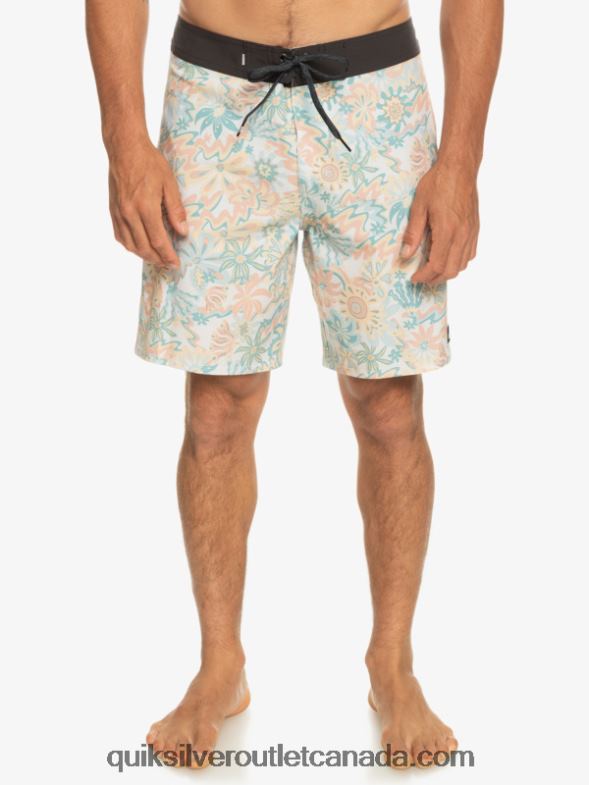 CA Quiksilver Men Surfsilk QS 69 18 Boardshorts birch TX4R2242