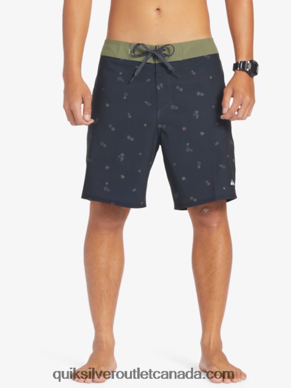 CA Quiksilver Men Surfsilk QS 69 18 Boardshorts black TX4R2239