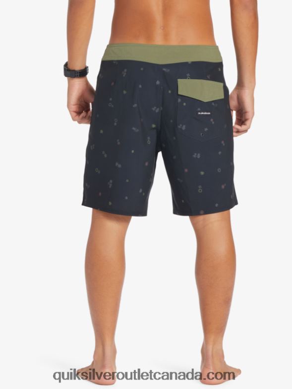 CA Quiksilver Men Surfsilk QS 69 18 Boardshorts black TX4R2239