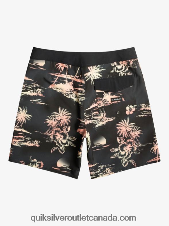 CA Quiksilver Men Surfsilk QS 69 18 Boardshorts black TX4R2243