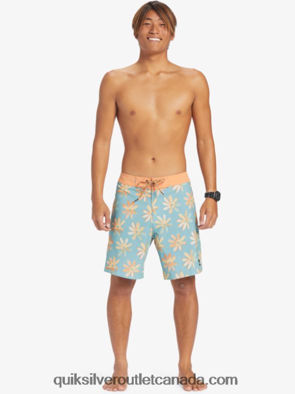 CA Quiksilver Men Surfsilk QS 69 18 Boardshorts cameo blue TX4R2240