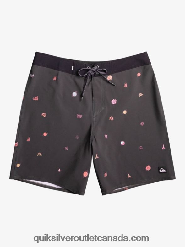 CA Quiksilver Men Surfsilk QS 69 18 Boardshorts tarmac TX4R2241