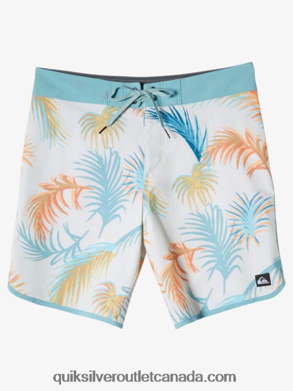 CA Quiksilver Men Surfsilk Scallop 19 Boardshorts birch TX4R2215
