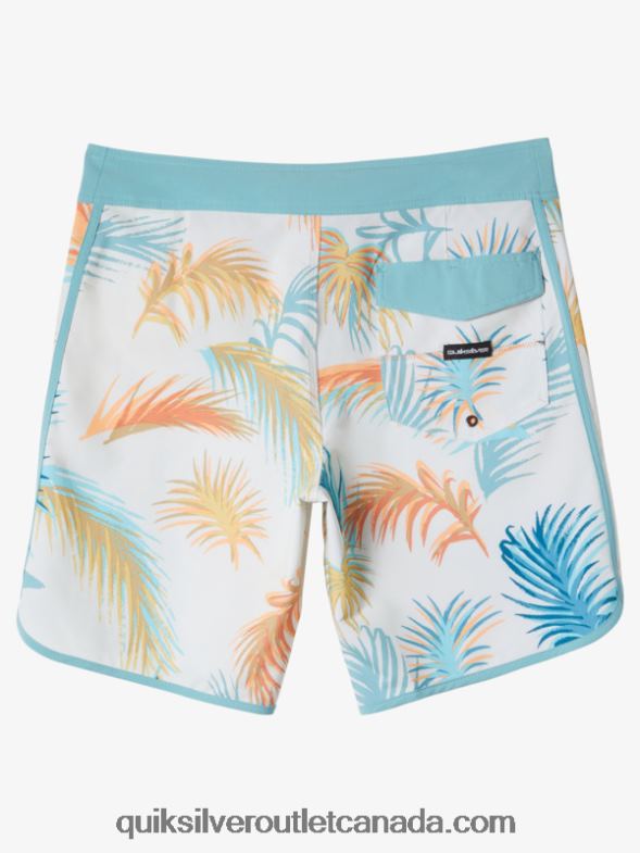 CA Quiksilver Men Surfsilk Scallop 19 Boardshorts birch TX4R2215