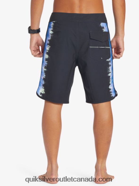 CA Quiksilver Men Surfsilk Scallop 19 Boardshorts black TX4R2216