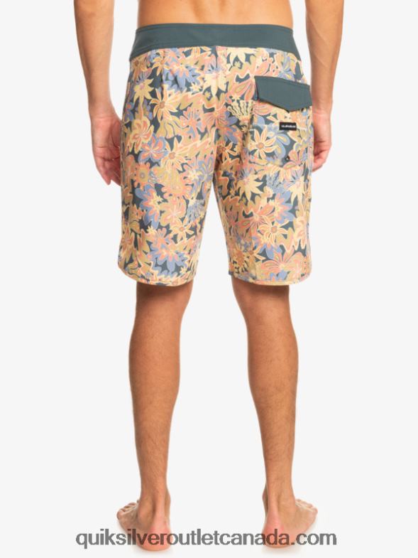 CA Quiksilver Men Surfsilk Scallop 19 Boardshorts dark slate TX4R2219