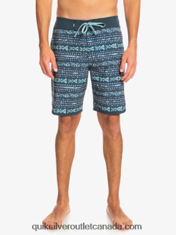 CA Quiksilver Men Surfsilk Scallop 19 Boardshorts midnight navy TX4R2221