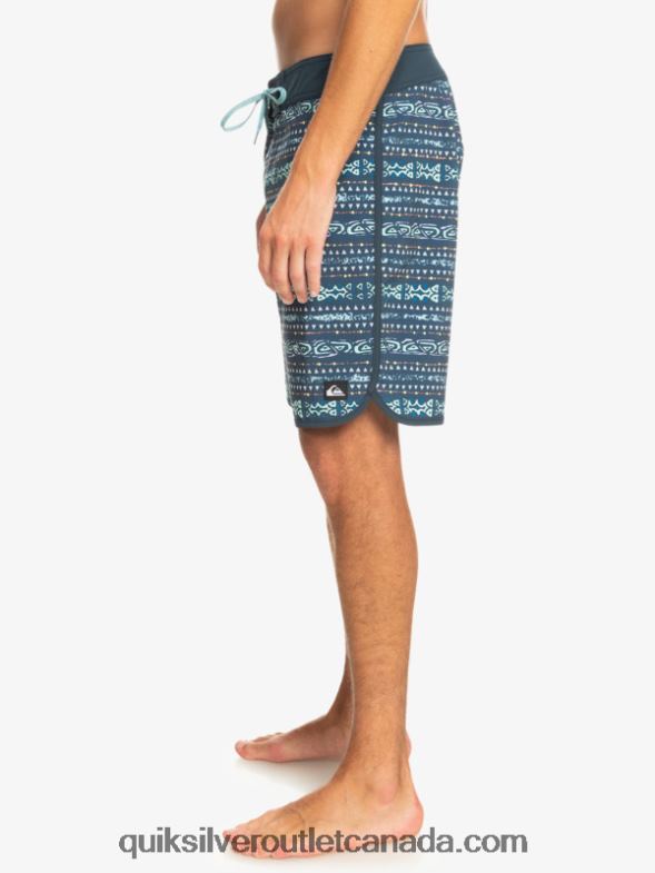 CA Quiksilver Men Surfsilk Scallop 19 Boardshorts midnight navy TX4R2221