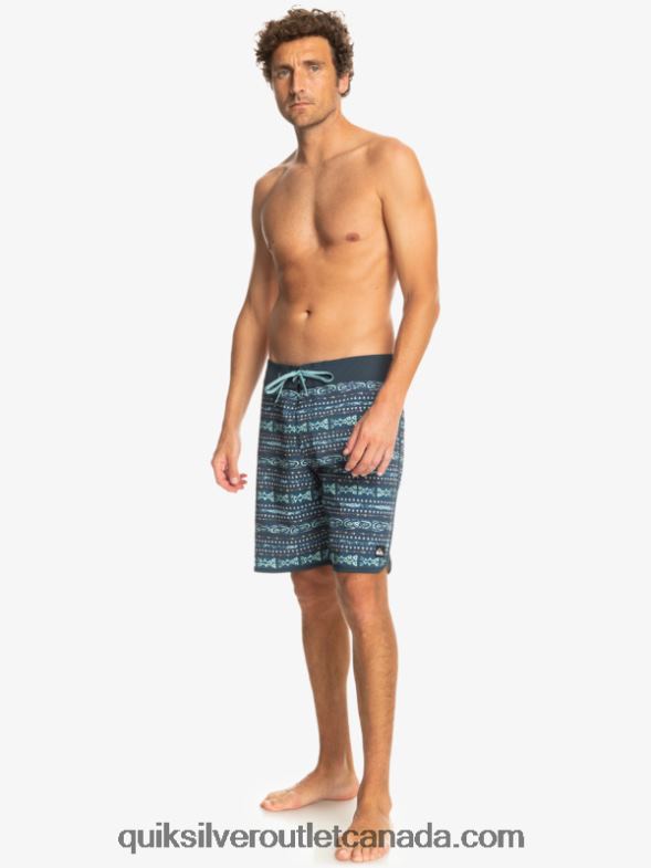 CA Quiksilver Men Surfsilk Scallop 19 Boardshorts midnight navy TX4R2221