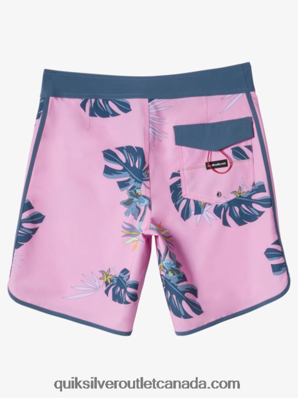 CA Quiksilver Men Surfsilk Scallop 19 Boardshorts moonlite mauve TX4R2217