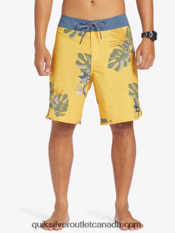 CA Quiksilver Men Surfsilk Scallop 19 Boardshorts yolk TX4R2214