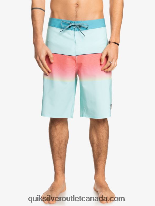 CA Quiksilver Men Surfsilk Slab 21 Boardshorts iced aqua TX4R21412