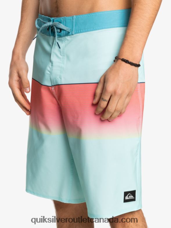 CA Quiksilver Men Surfsilk Slab 21 Boardshorts iced aqua TX4R21412