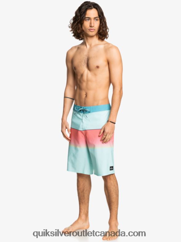 CA Quiksilver Men Surfsilk Slab 21 Boardshorts iced aqua TX4R21412