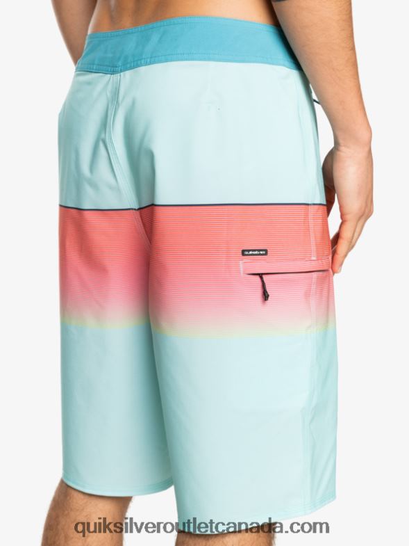 CA Quiksilver Men Surfsilk Slab 21 Boardshorts iced aqua TX4R21412