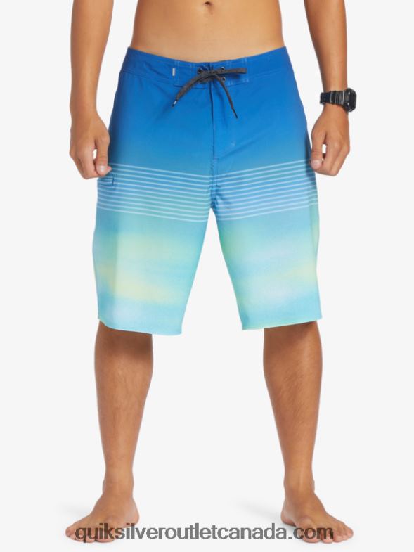 CA Quiksilver Men Surfsilk Slab 21 Boardshorts river blue TX4R2452