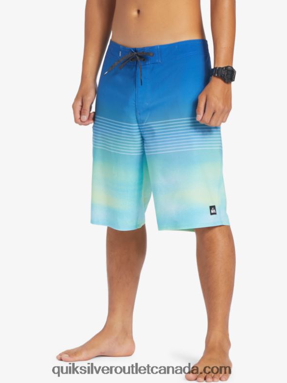 CA Quiksilver Men Surfsilk Slab 21 Boardshorts river blue TX4R2452