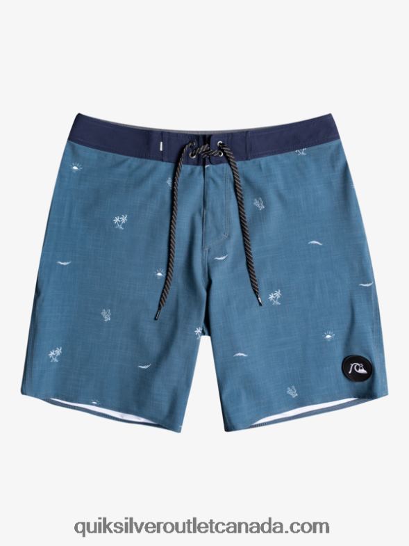CA Quiksilver Men Surfsilk Spaced Out 19 Boardshorts insignia blue TX4R21811