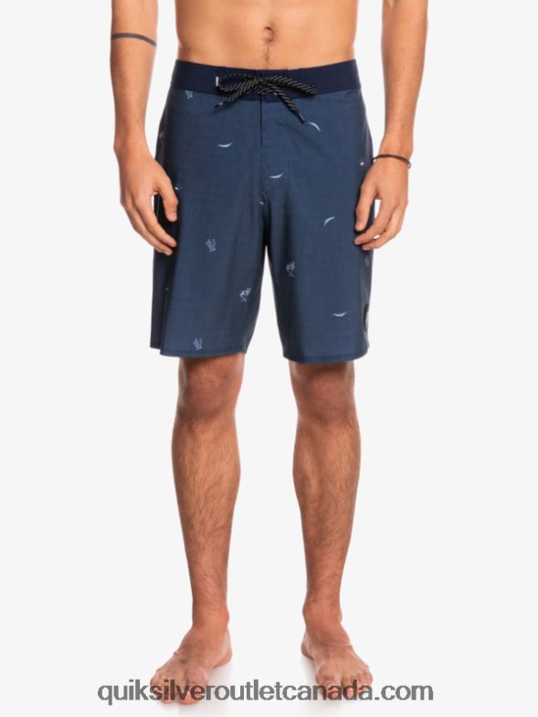 CA Quiksilver Men Surfsilk Spaced Out 19 Boardshorts insignia blue TX4R21811