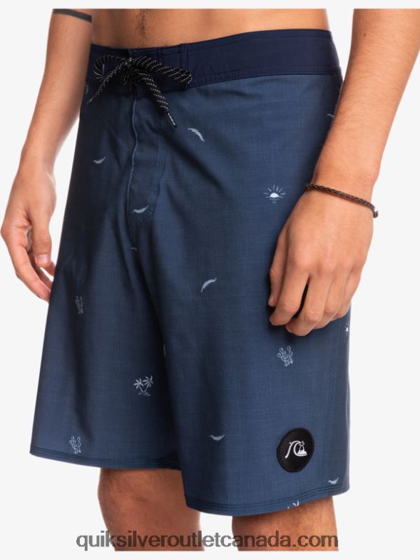 CA Quiksilver Men Surfsilk Spaced Out 19 Boardshorts insignia blue TX4R21811