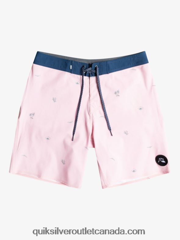 CA Quiksilver Men Surfsilk Spaced Out 19 Boardshorts veiled rose TX4R21813