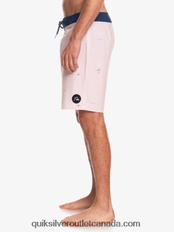 CA Quiksilver Men Surfsilk Spaced Out 19 Boardshorts veiled rose TX4R21813