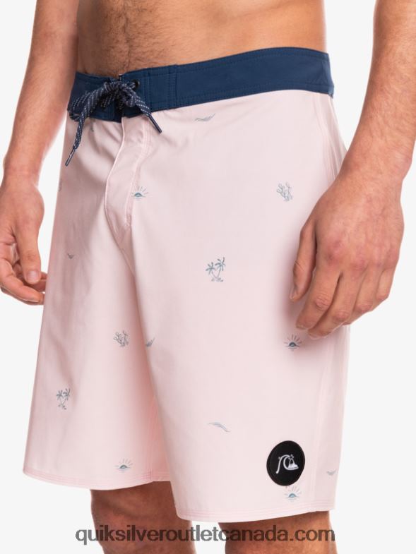 CA Quiksilver Men Surfsilk Spaced Out 19 Boardshorts veiled rose TX4R21813