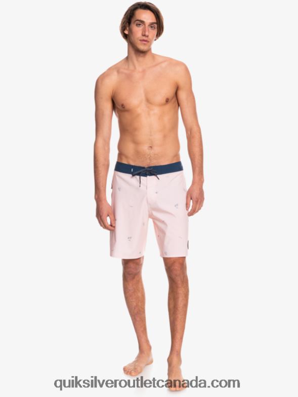 CA Quiksilver Men Surfsilk Spaced Out 19 Boardshorts veiled rose TX4R21813