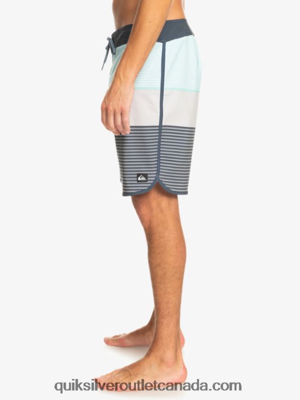 CA Quiksilver Men Surfsilk Tijuana 19 Boardshorts beach glass TX4R2212