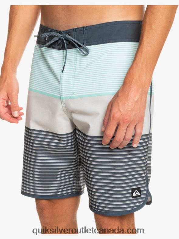 CA Quiksilver Men Surfsilk Tijuana 19 Boardshorts beach glass TX4R2212