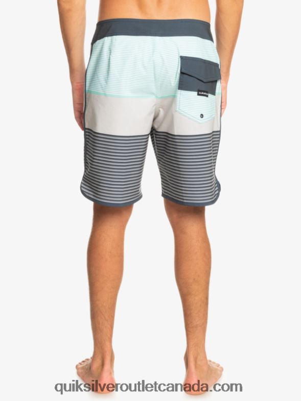 CA Quiksilver Men Surfsilk Tijuana 19 Boardshorts beach glass TX4R2212