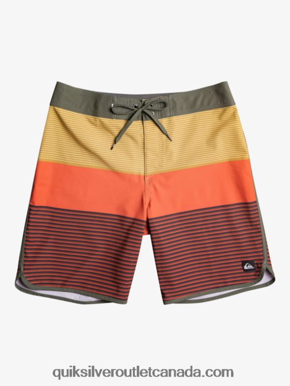 CA Quiksilver Men Surfsilk Tijuana 19 Boardshorts thyme TX4R2213
