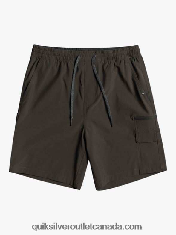 CA Quiksilver Men Taxer Cargo 18 Amphibian Boardshorts tarmac TX4R2251