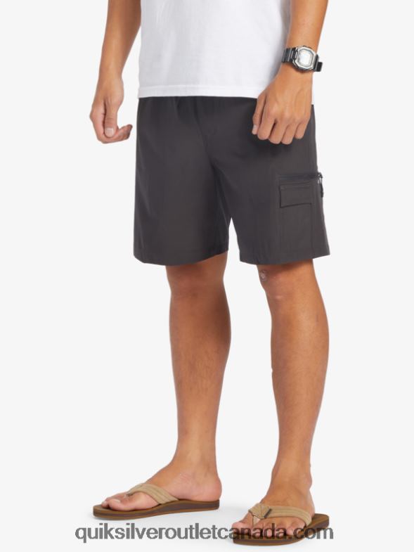 CA Quiksilver Men Taxer Cargo 18 Amphibian Boardshorts tarmac TX4R2251