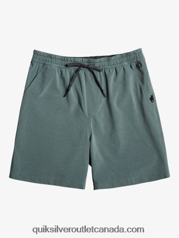 CA Quiksilver Men Taxer Heather 18 Amphibian Boardshorts dark slate TX4R2305