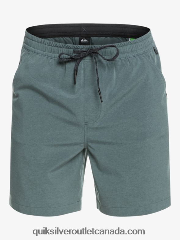 CA Quiksilver Men Taxer Heather 18 Amphibian Boardshorts dark slate TX4R2305
