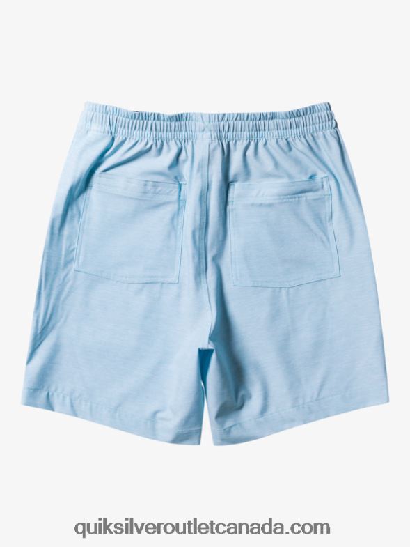 CA Quiksilver Men Taxer Heather 18 Amphibian Boardshorts sky blue heather TX4R2304