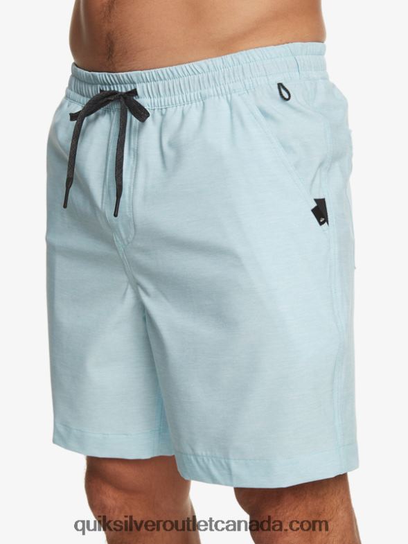 CA Quiksilver Men Taxer Heather 18 Amphibian Boardshorts sky blue heather TX4R2304