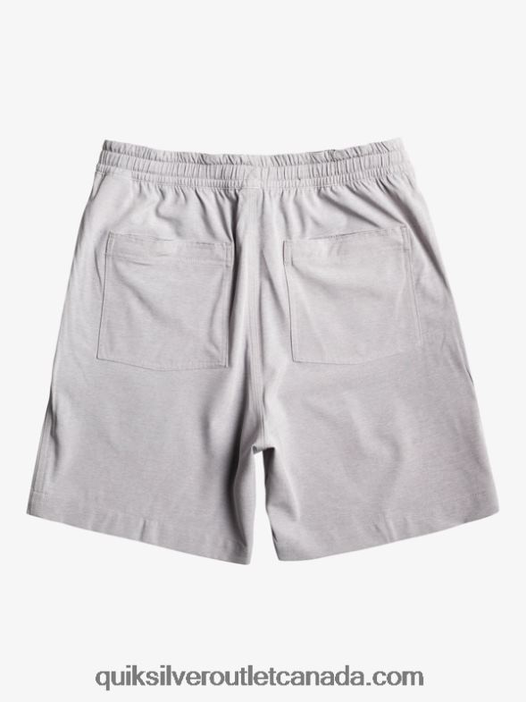 CA Quiksilver Men Taxer Heather 18 Amphibian Boardshorts sleet TX4R2301
