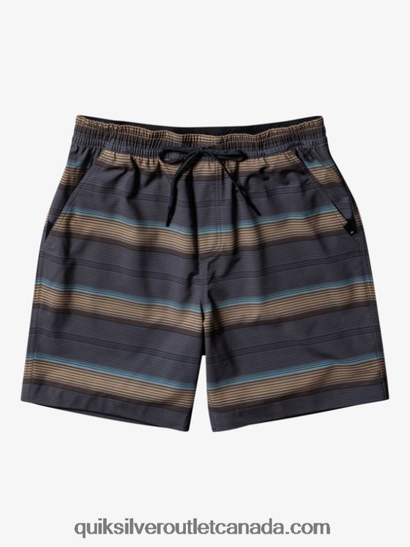CA Quiksilver Men Taxer Print 18 Amphibian Boardshorts plage TX4R2100