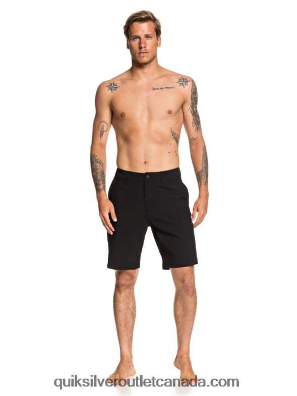 CA Quiksilver Men Union Amphibian 20 Hybrid Shorts black TX4R21317