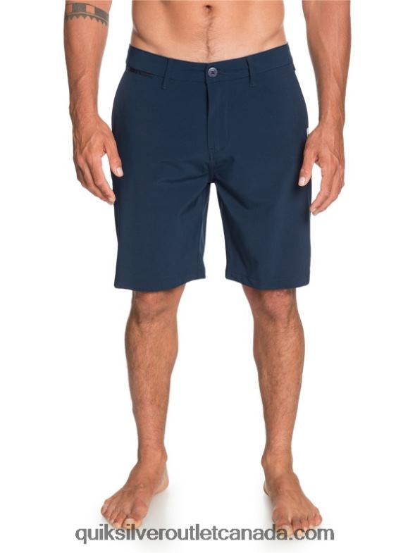 CA Quiksilver Men Union Amphibian 20 Hybrid Shorts navy blazer TX4R21318