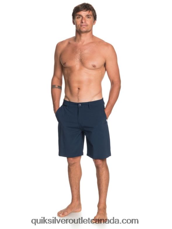 CA Quiksilver Men Union Amphibian 20 Hybrid Shorts navy blazer TX4R21318