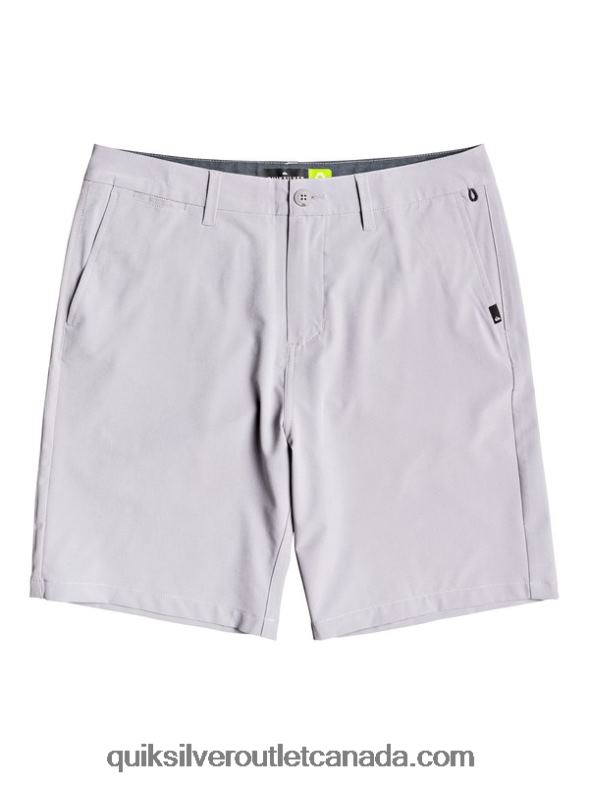 CA Quiksilver Men Union Amphibian 20 Hybrid Shorts sleet TX4R21319