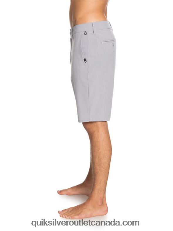 CA Quiksilver Men Union Amphibian 20 Hybrid Shorts sleet TX4R21319