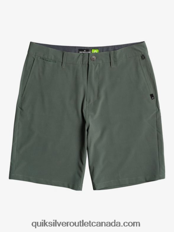 CA Quiksilver Men Union Amphibian 20 Hybrid Shorts thyme TX4R21321