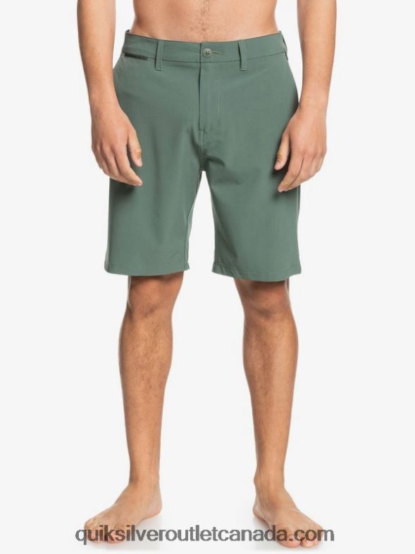 CA Quiksilver Men Union Amphibian 20 Hybrid Shorts thyme TX4R21321