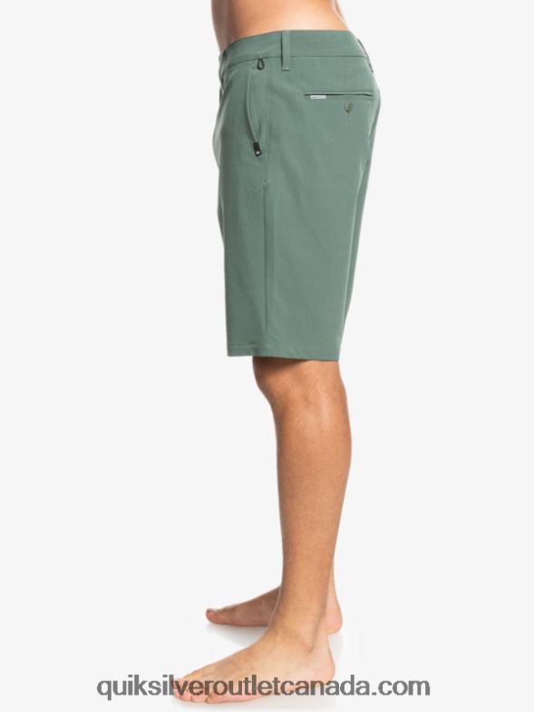 CA Quiksilver Men Union Amphibian 20 Hybrid Shorts thyme TX4R21321
